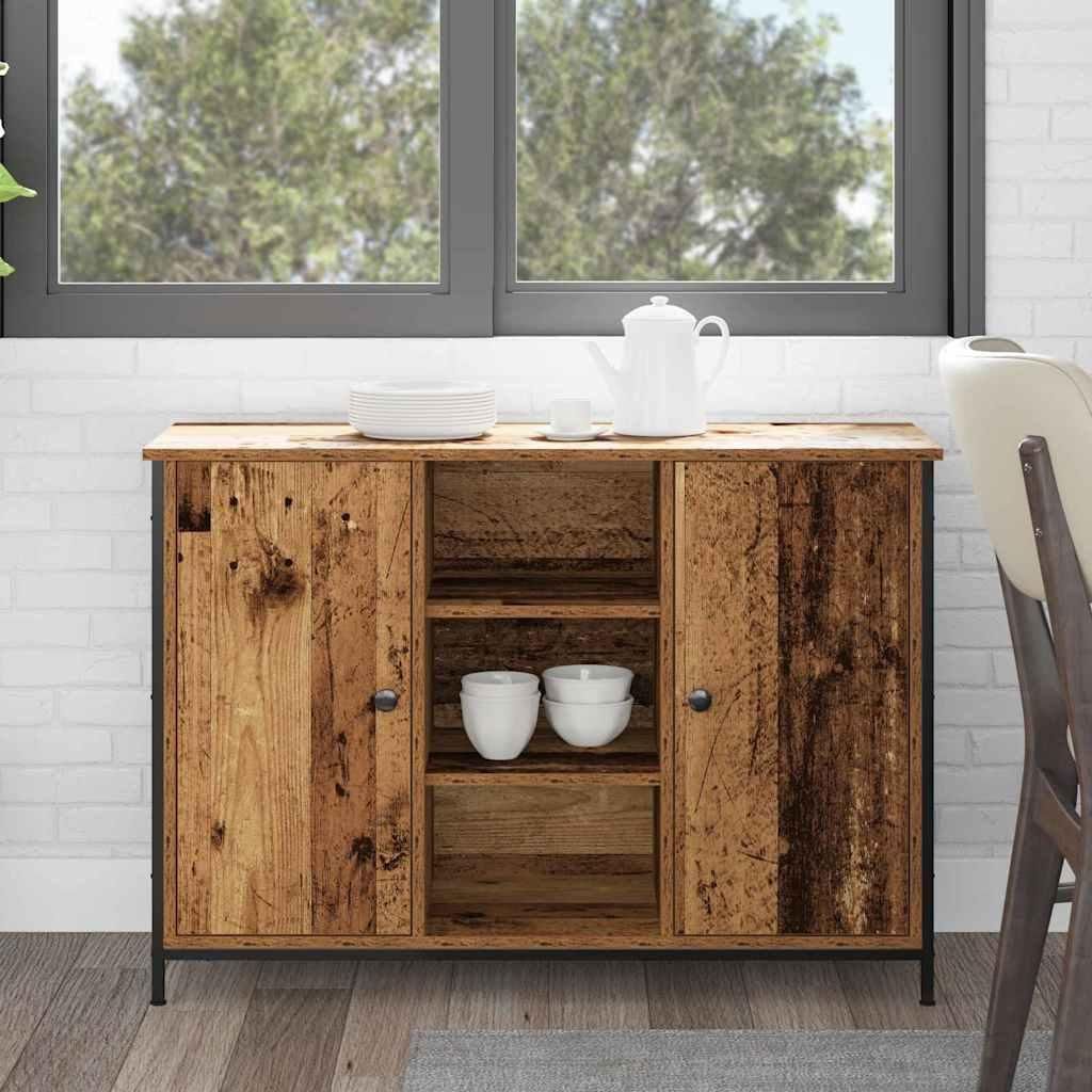 vidaXL Sideboard Altholz 100 x 35 x 70 cm Produktbild 