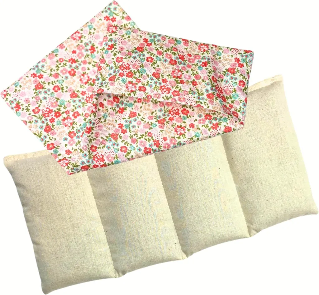 Bouillotte sèche en lin bio - Coussin chauffant naturel micro-ondable - 2