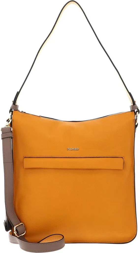 Sac bandoulière en cuir orange PICARD Stash pour femme style moderne