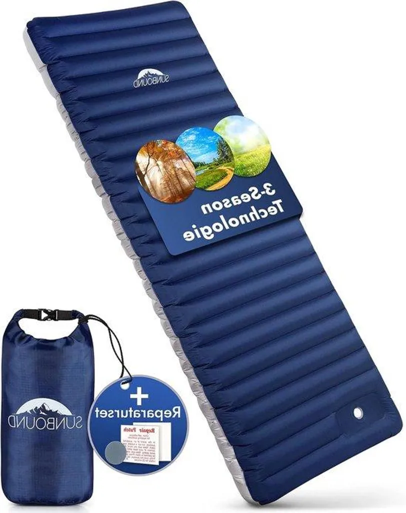 Matelas de Voyage Gonflable Isolé pour Camping et Bivouac de Montagne