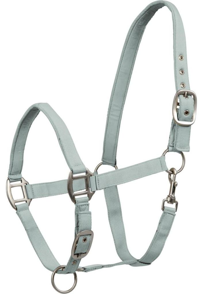Waldhausen Perlonhalfter Satin Silberblau SH