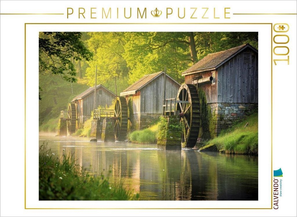 CALVENDO Puzzle Tradition im Mahlwerk. | 1000 Teile Lege-Größe 64x48cm Foto-Puzzle für glückliche Stunden