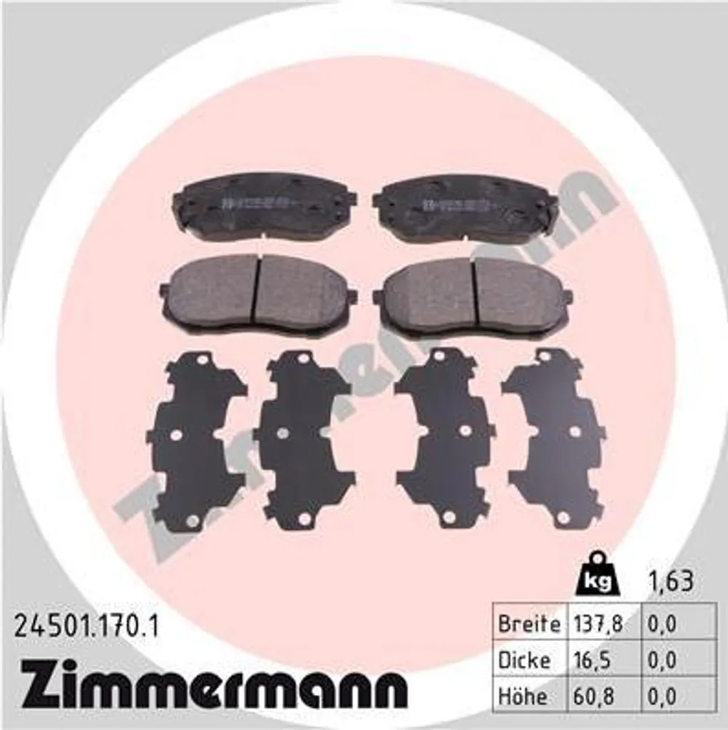 Plaquettes de frein Sportage et Optima pour un freinage sûr 24501.170