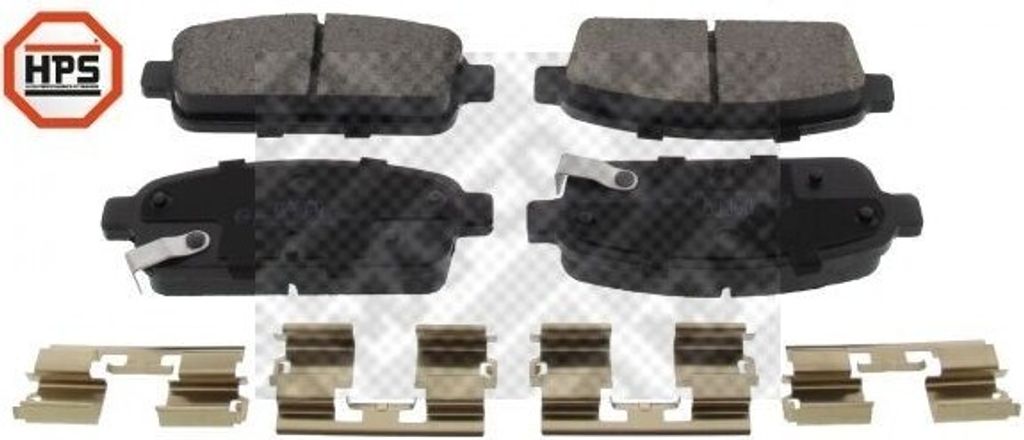 MAPCO Bremsbeläge Satz Hinten für OPEL Mokka / Mokka X (J13) 6957HPS