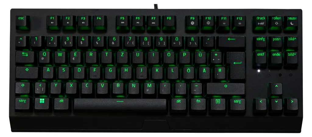 Clavier Razer BlackWidow V3 TKL Switch Green avec Châssis Aluminium Noir USB