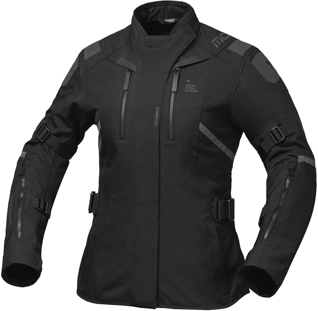 Modeka Striker III Damen Motorrad Textiljacke, schwarz, 34
