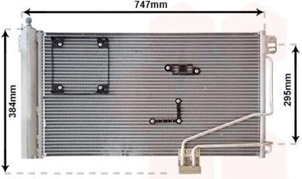 VAN WEZEL 30015298 Kondensator Klimaanlage Klimakondensator Produktbild 