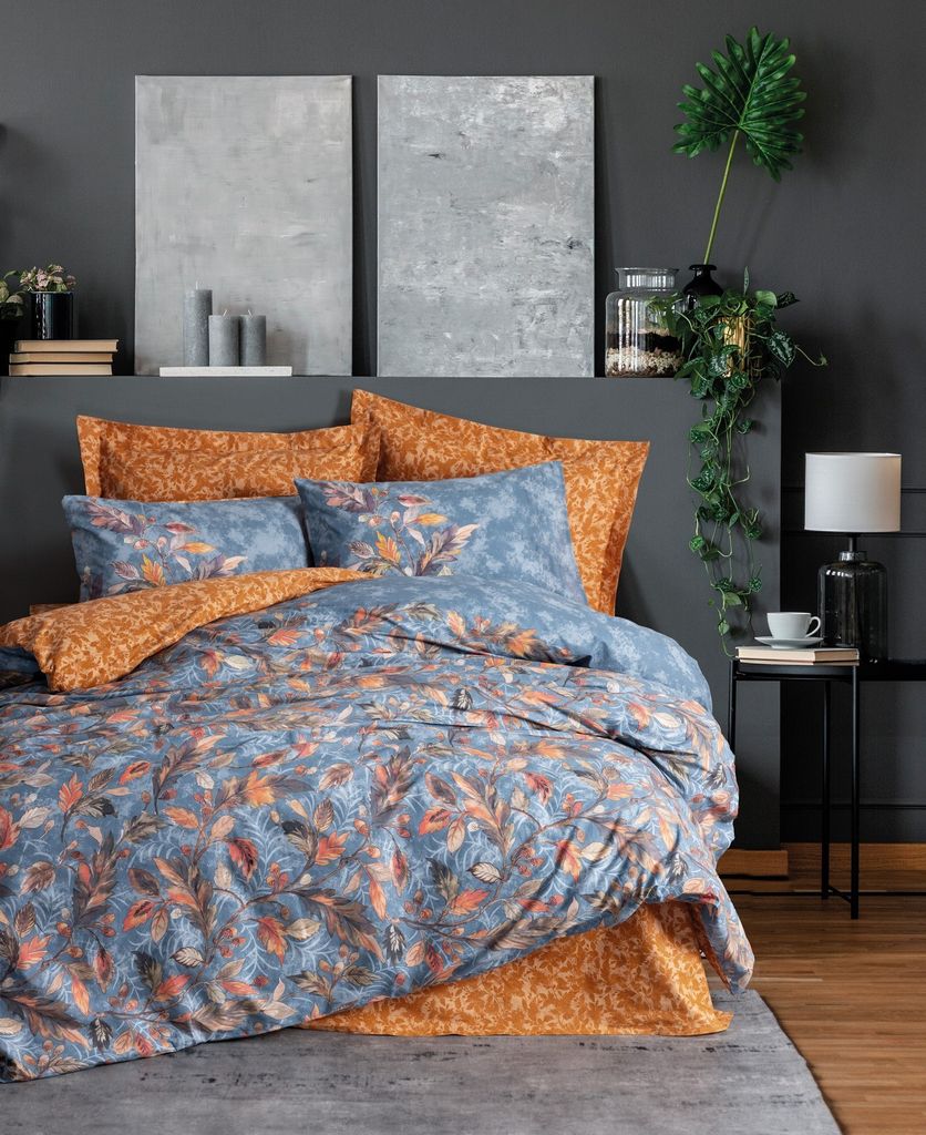 L'Essentiel Linge de Maison, Alekra - Mustard, Einzelbettwäsche-Set (DE), Senf, 100 % Baumwolle, 135 x 135 cm