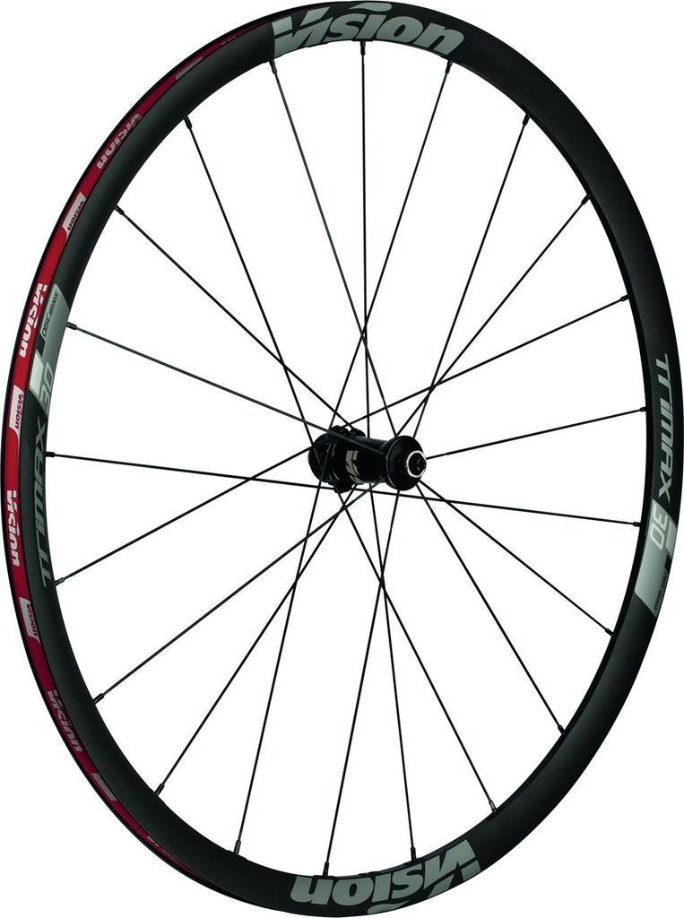 Vision Laufradsatz Trimax 30 SL Disc 622-19 21/24 Loch Clincher TLR schwarz grau