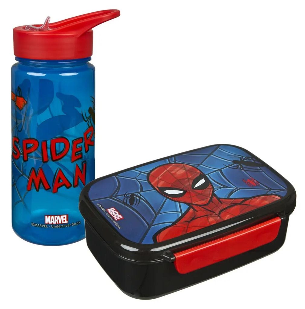 Zestaw Spiderman - spakowany lunch i butelka wody dla Zdjęcie produktu 