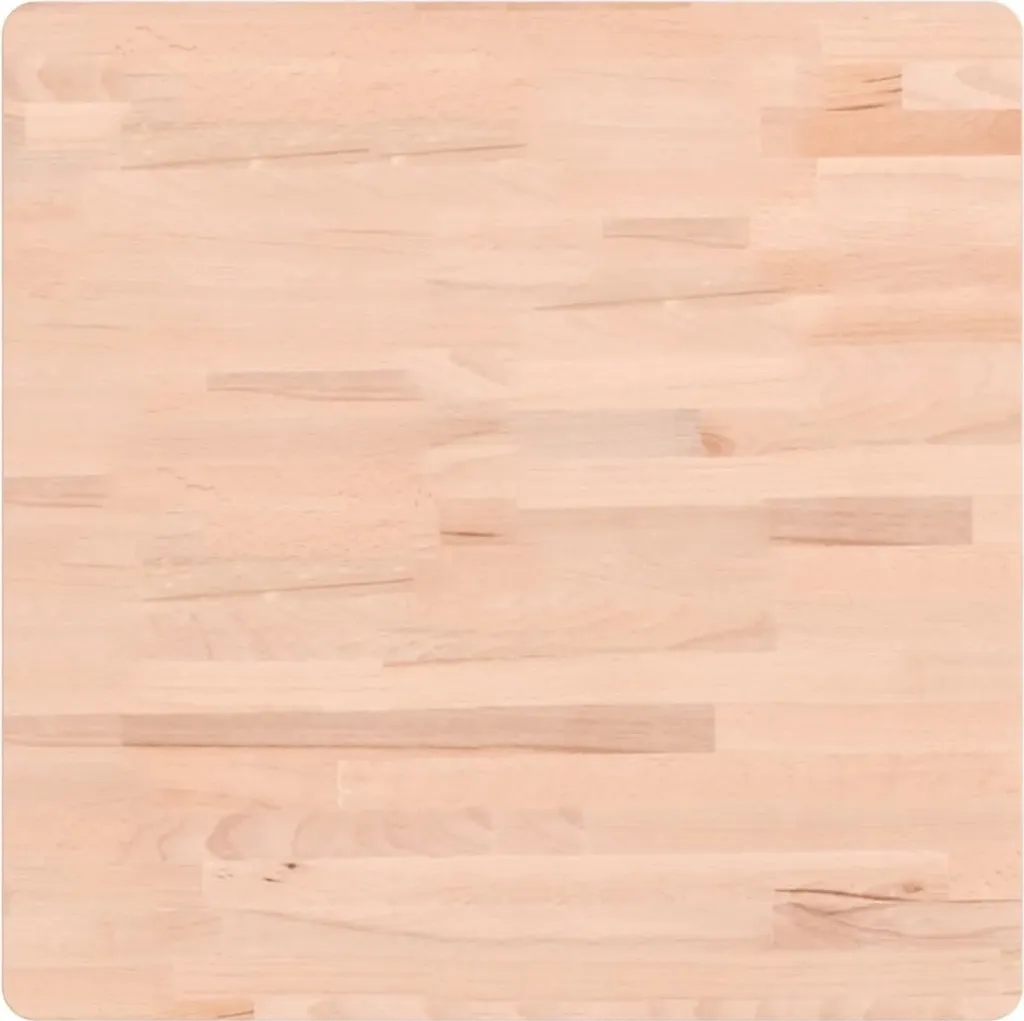 Piano per Tavolo Quadrato 60x60x4 cm in Faggio - Calore del Vero Legno