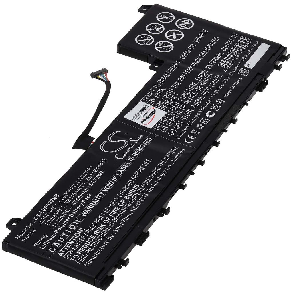 Akku für Lenovo IdeaPad 5 Pro 14ACN6 82L7004VCK