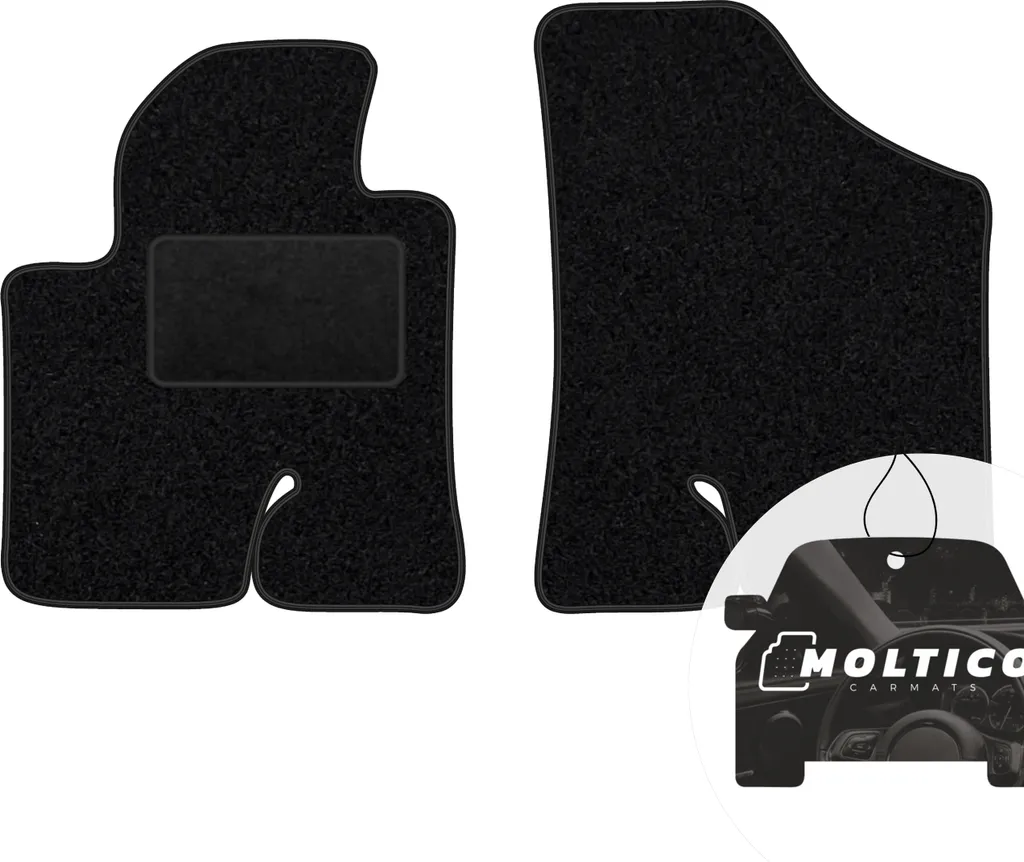 Tappetini Anteriori Hyundai ix55 2009-2012 moto-MOLTICO Velours Neri