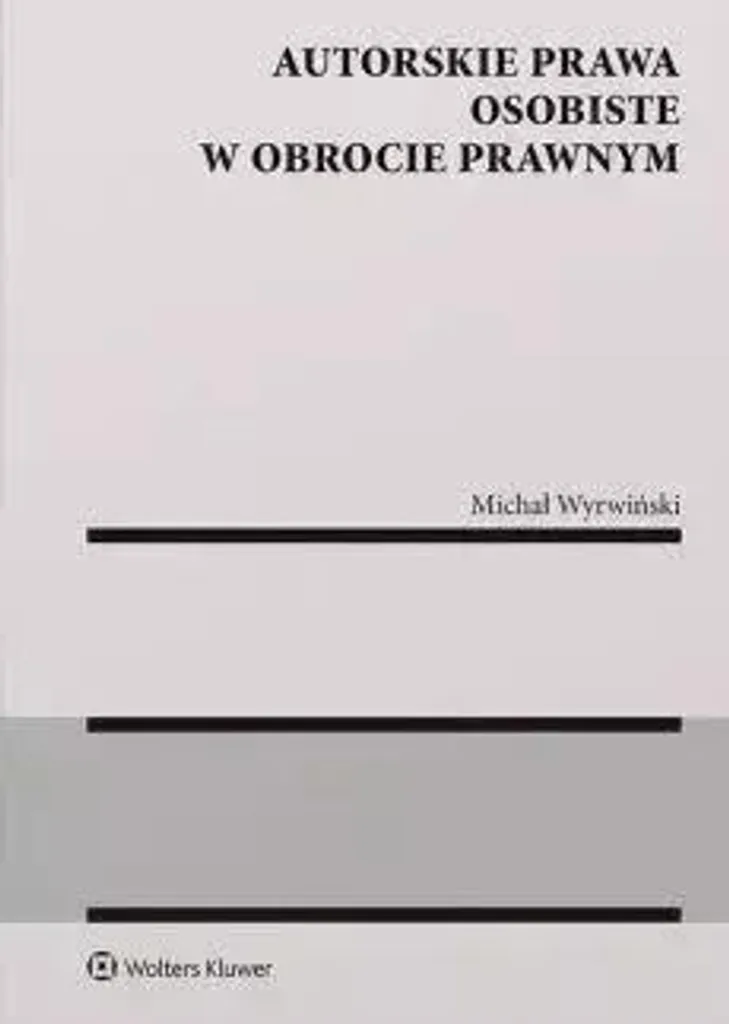 Livre Droit de la Propriété Intellectuelle : Autorskie Prawa Osobiste