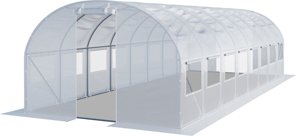 TOOLPORT Foliengewächshaus Gewächshaus 4x8m stabil & Produktbild 