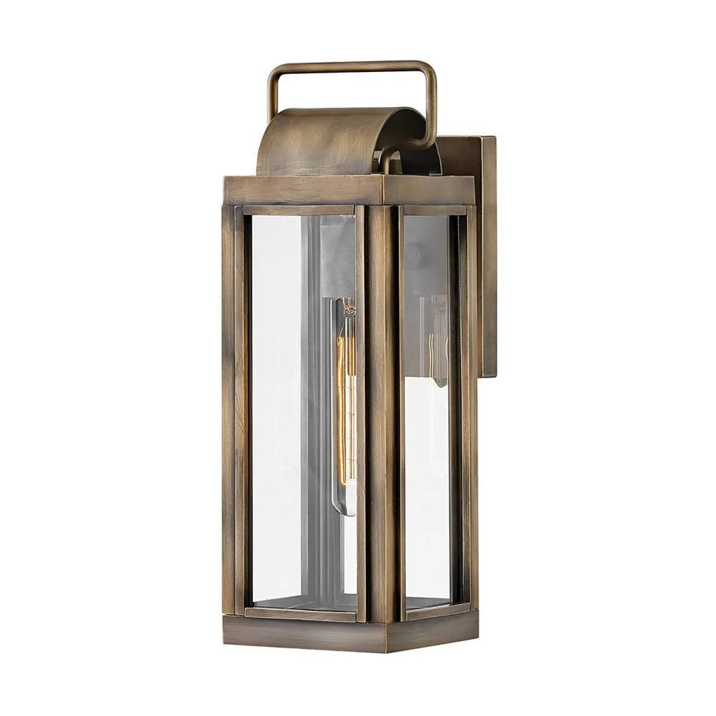 Lanterne murale extérieure Sag Harbor en aluminium et bronze oxydé IP44