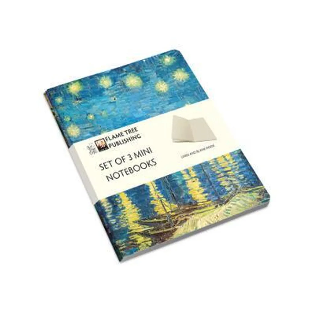 Set 3 Mini Notebook Vincent Van Gogh | E-commerce Stationery Arte