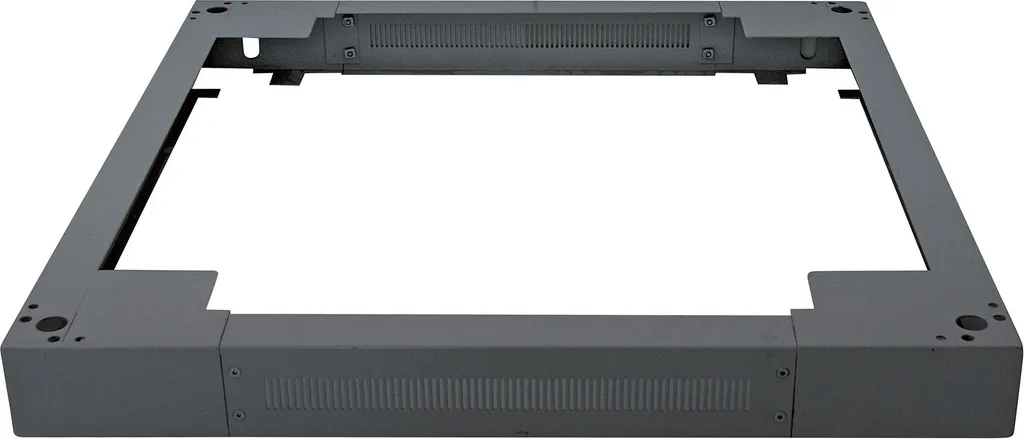 Socle de Finition pour Baie de Brassage 600x800mm - Hauteur 2U Noire