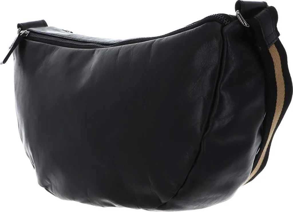 Sac de voyage compact Harold's Caugio en cuir noir - Idéal pour sorties