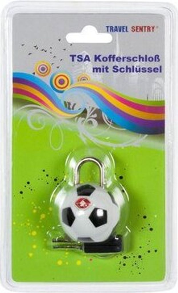 TSA Kofferschloss Fußball Durchmesser 31 mm