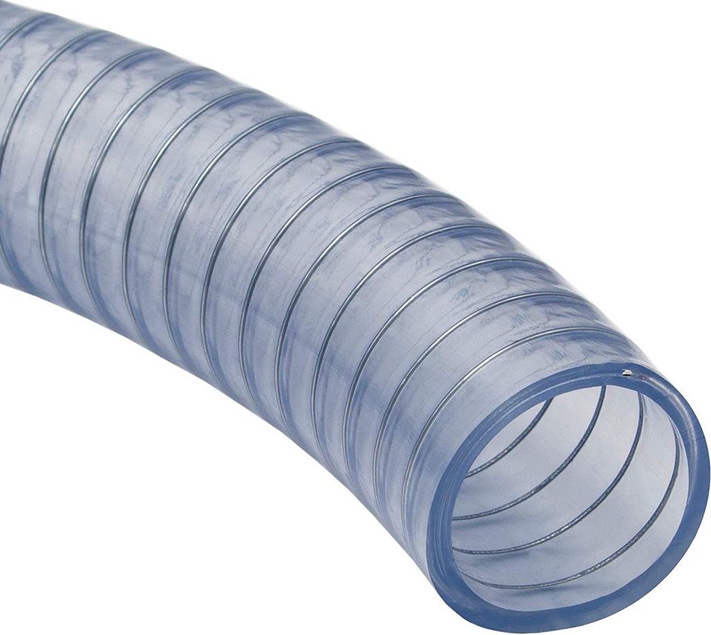 Spiralschlauch 25mm (1 Zoll) schwarz Rehau PVC Meterware UV