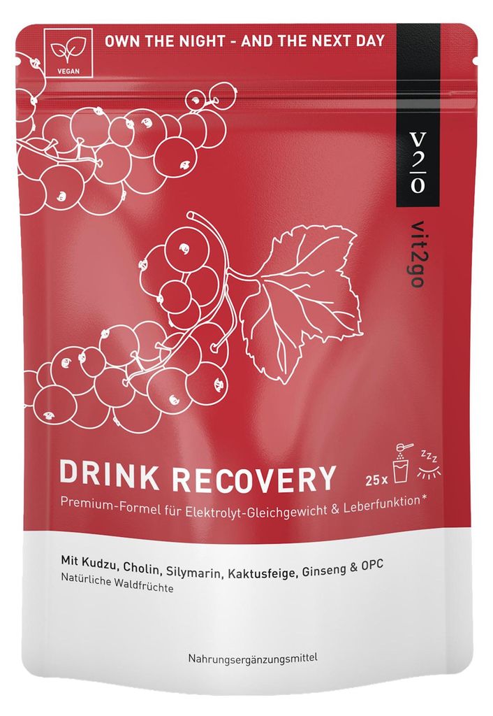 Drink Recovery Nahrungsergänzungsmittel Pulver mit Produktbild 