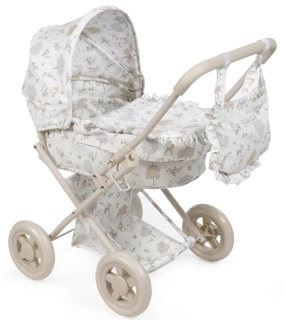 Landau poupée Tiny Beige Pasito a pasito - Finition luxe et Taille unique