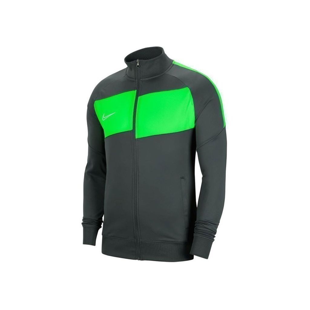 Nike Dri-Fit Men's Soccer Jacket ANTHRACITE/GREEN STRIKE/WHITE M
