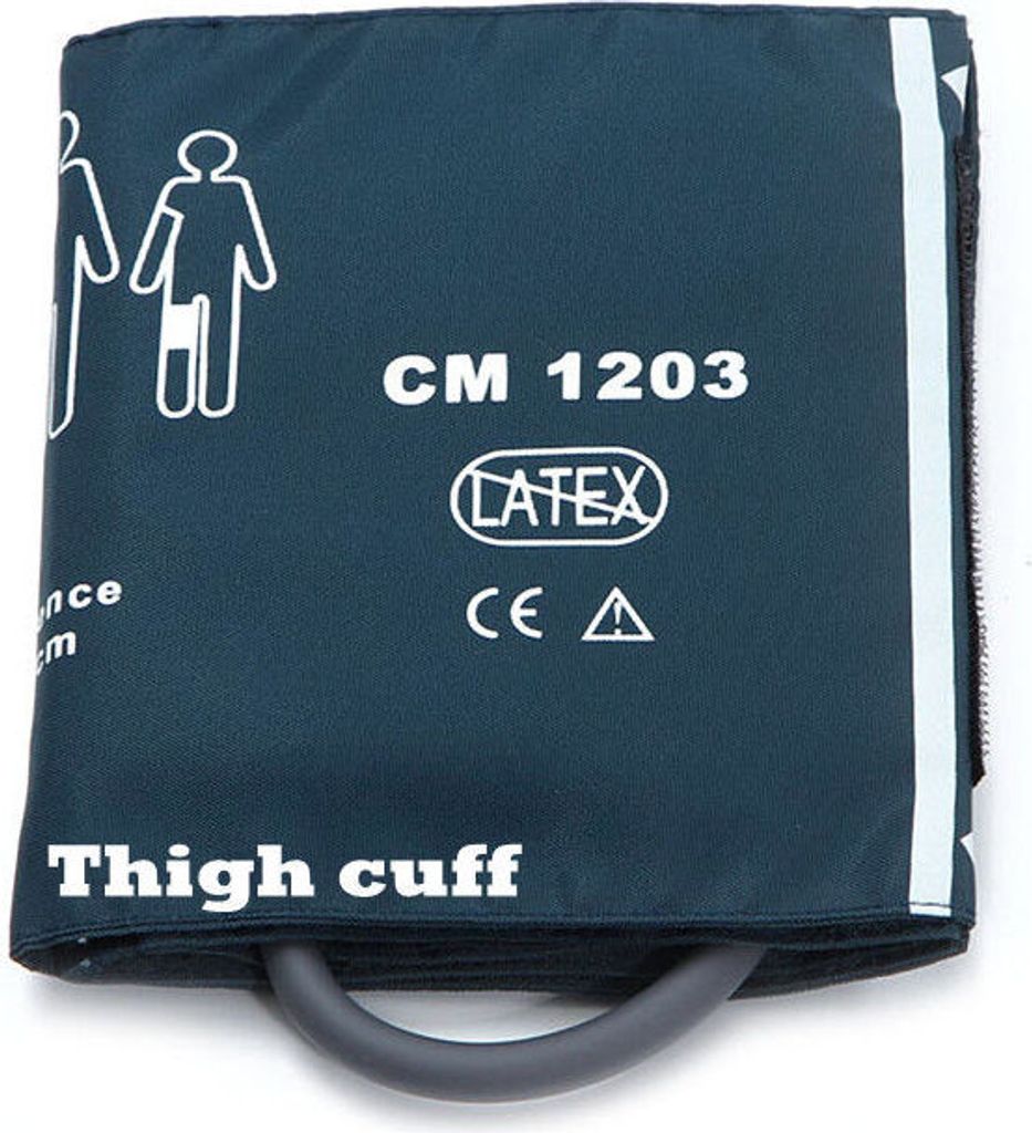 CONTEC Oberschenkel-NIBP-Manschette für Erwachsene, wiederverwendbar, Armumfang 46-66 cm, für Patientenmonitor-Blutdruckgerät