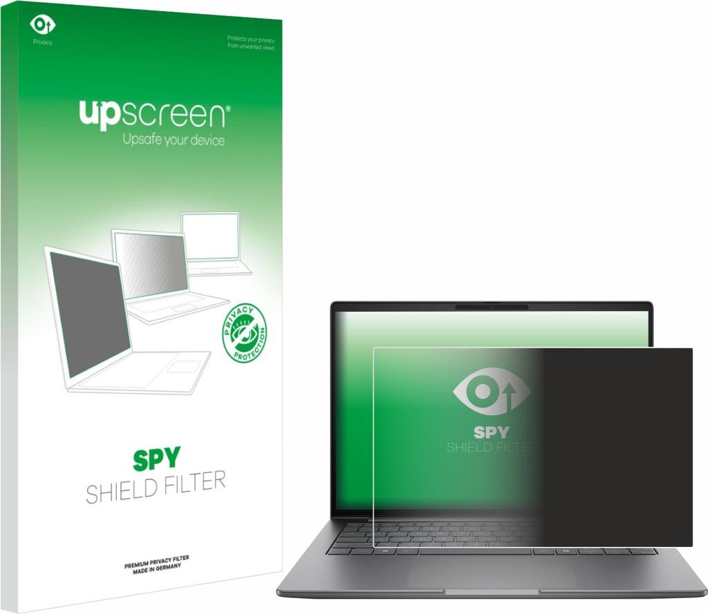 upscreen Blickschutzfilter für HP ZBook 8 G1i 14" Anti-Spy Privacy Filter Sichtschutz Blaulicht-Schutz