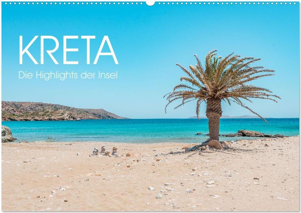 Kreta - Die Highlights der Insel (Wandkalender 2026 DIN A2 quer), CALVENDO Monatskalender