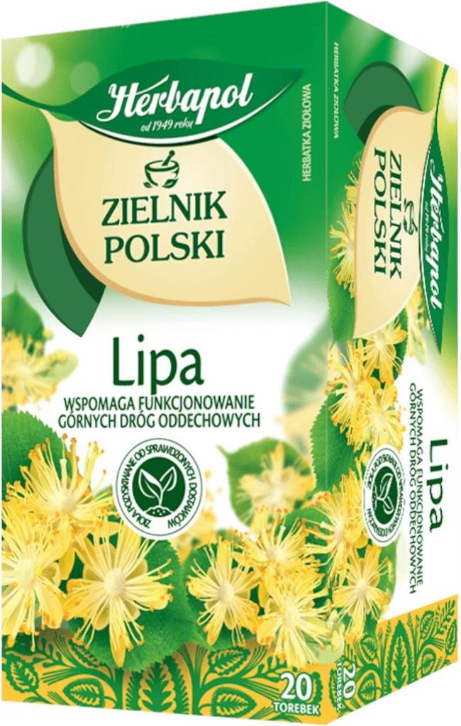 Herbata lipowa Zielnik Polski 20 torebek Immagine del prodotto 
