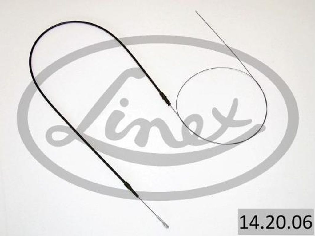 LINEX Gaszug 14.20.06 für FIAT 500 Limousine 2130/840mm
