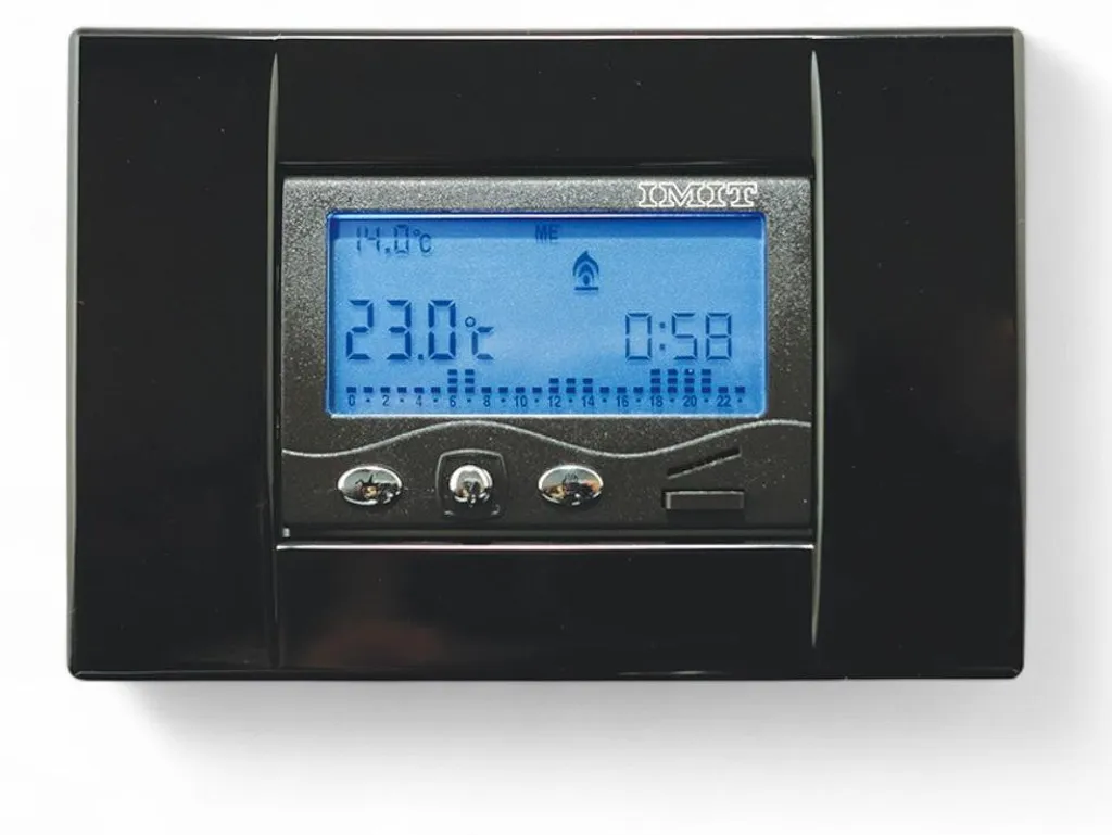 Chronothermostat encastrable hebdomadaire CRD/503S pour boîtier 3 modules