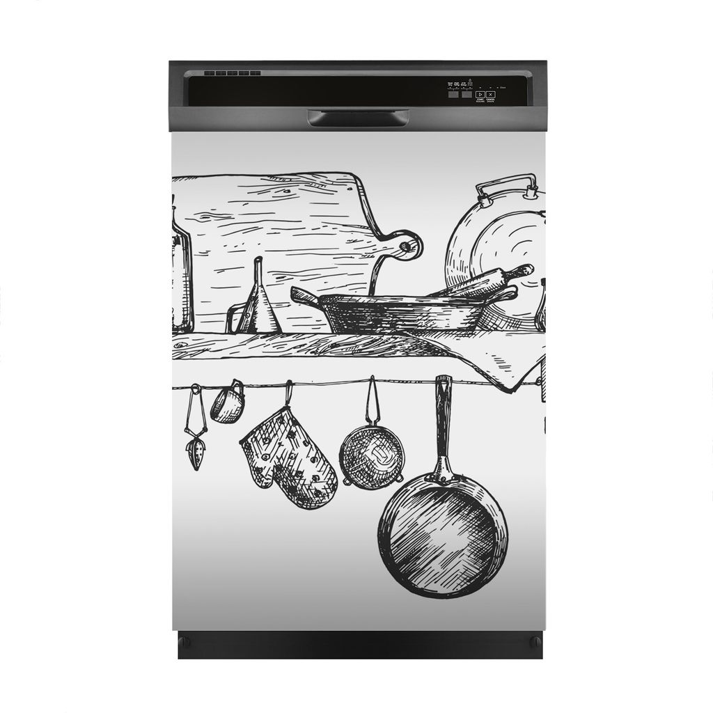 Magnete Dekorative 60x80 cm Küche Magnetmatte Spülmaschine Produktbild 