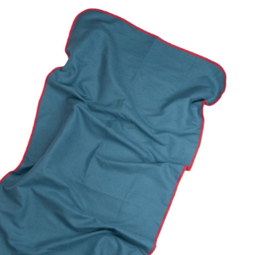 NORDKAMM Mikrofaser Handtuch , Badetuch XL, weich, ultraleicht, blau