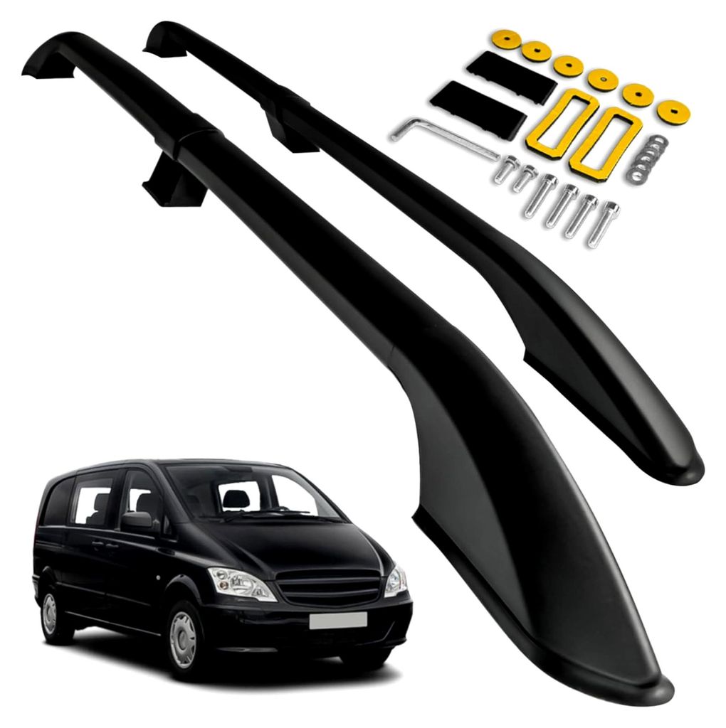 Dachreling Dachträger für Mercedes Vito/Viano W639 Short 2003-2014 | Zur Befestigung von Dachgepäckträgern, Dachboxen oder Dachfahrradträgern ...