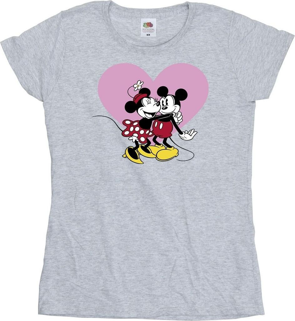 Disney - "Love Languages" T-Shirt für Damen BI33633 (XXL) (Grau)