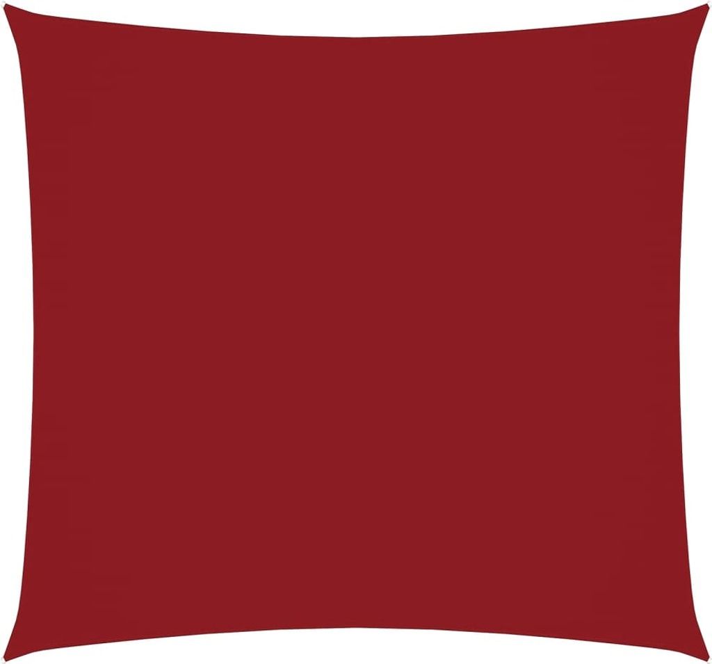 Sonnensegel Oxford-Gewebe Quadratisch 7x7 m Rot