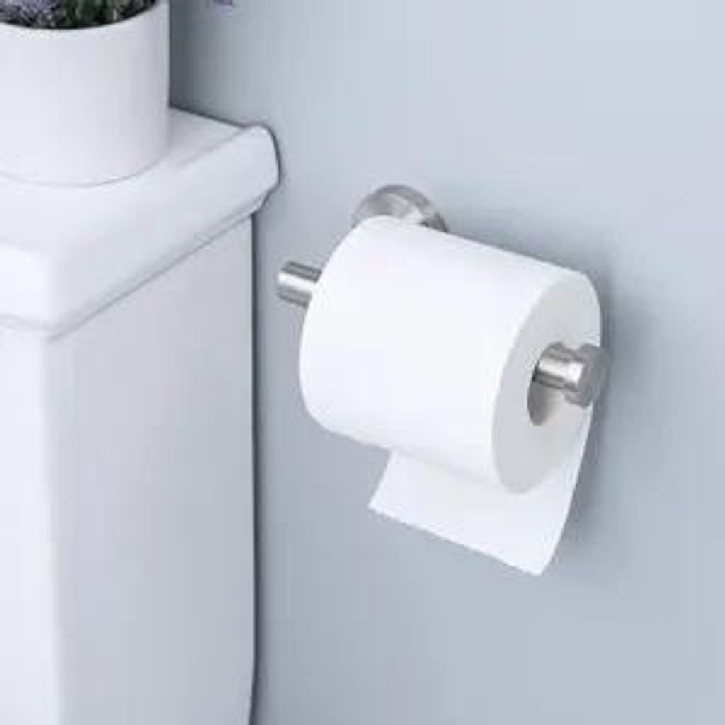 Toilettenpapierhalter Klopapierhalter Edelstahl SUS304 WC Rollenhalter Klorollenhalter Toilettenpapier Wandmontage Gebš¹rstet£¬Silber