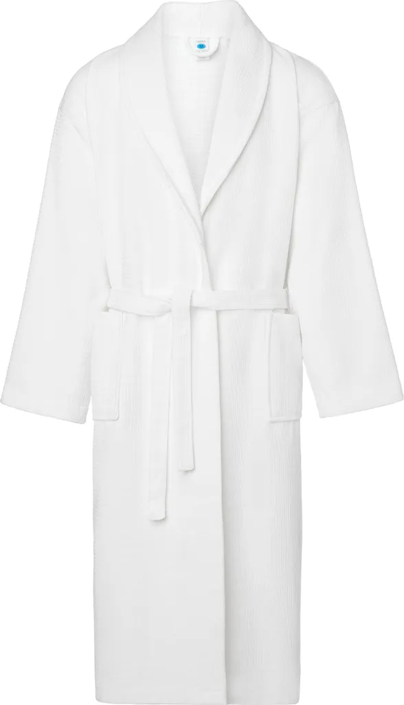 Peignoir en Éponge de Coton Blanc pour Homme - Style Spa et Bien-être
