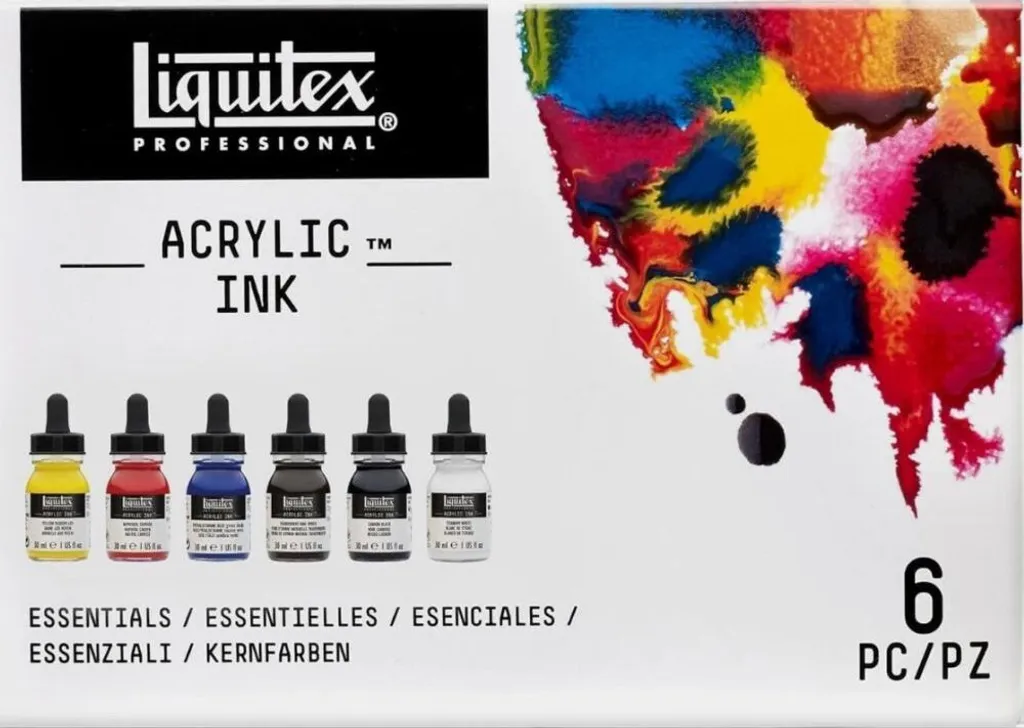 Encres acryliques Liquitex Professional : couleurs vives permanentes