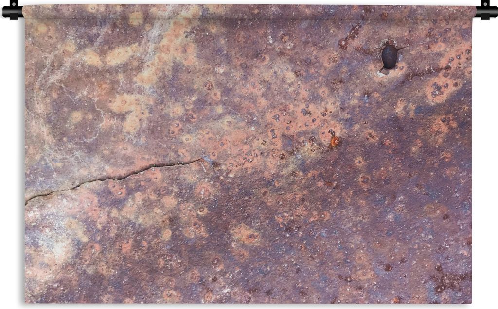 MuchoWow Wandteppich Wandbehang Rost - Abstrakt - Stahl 60x40 cm Tapisserie Dekoration Wandtuch - Wanddekorationen