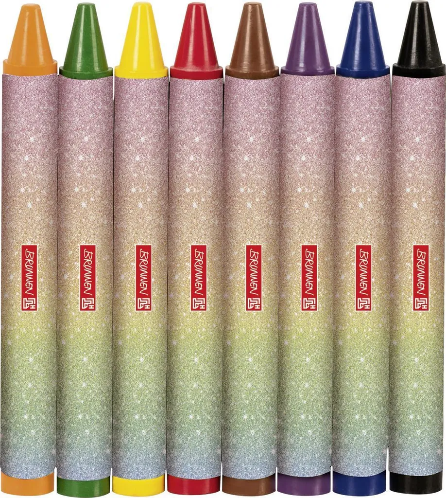Crayons de cire BRUNNEN 1048841222 Magic Rainbow Set de 8 pièces