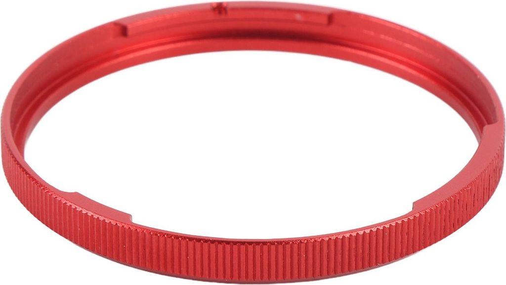 Objektivdekorationsringkappe für GR3X HDF-Kamerazubehör, Aluminiumlegierung, einfache Installation, rot