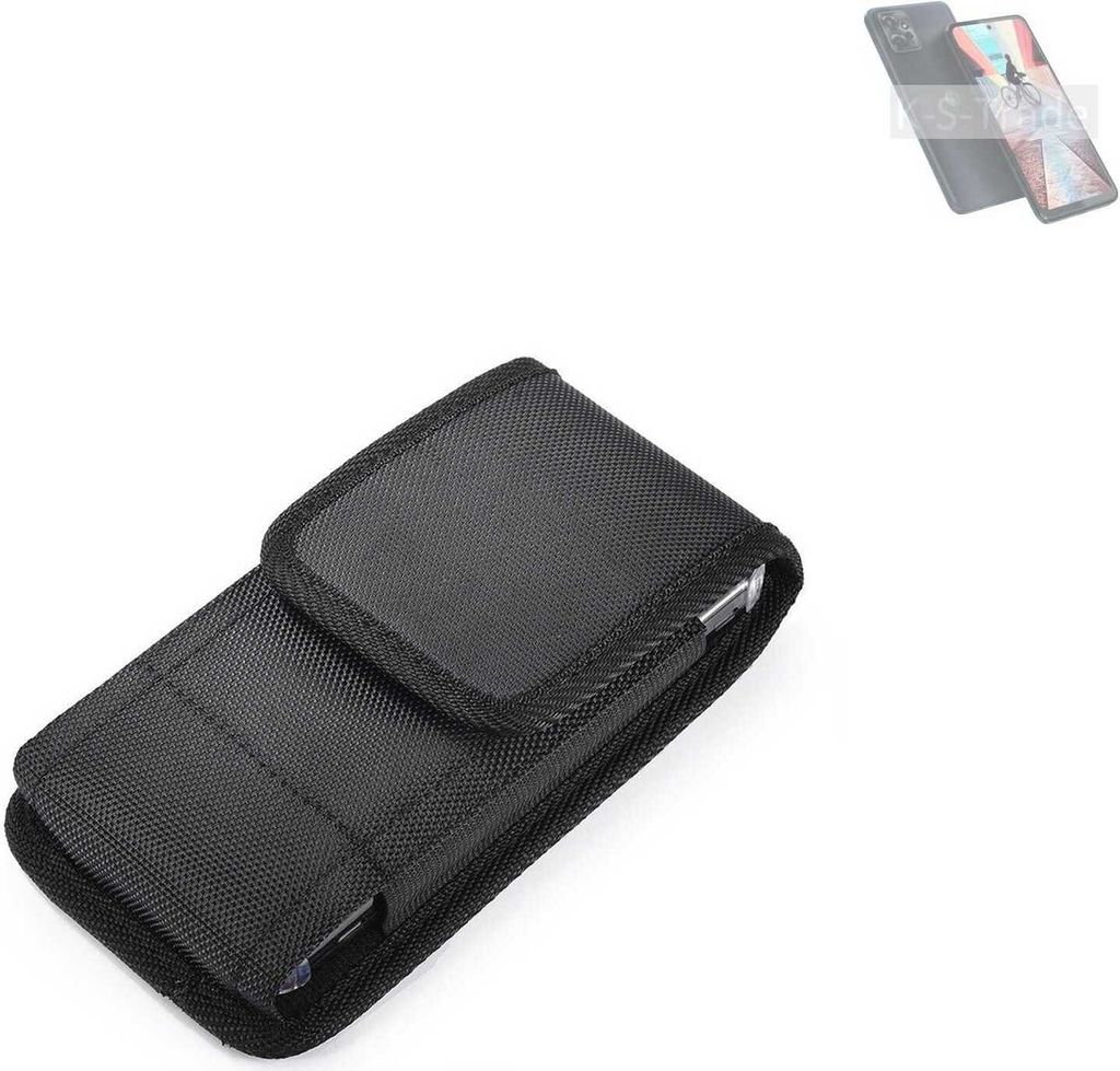 Holster Gürteltasche kompatibel mit Motorola Moto G Power 5G Holster Gürtel Tasche wasserabweisend Handy Hülle Schutz Hülle Outdoor schwarz