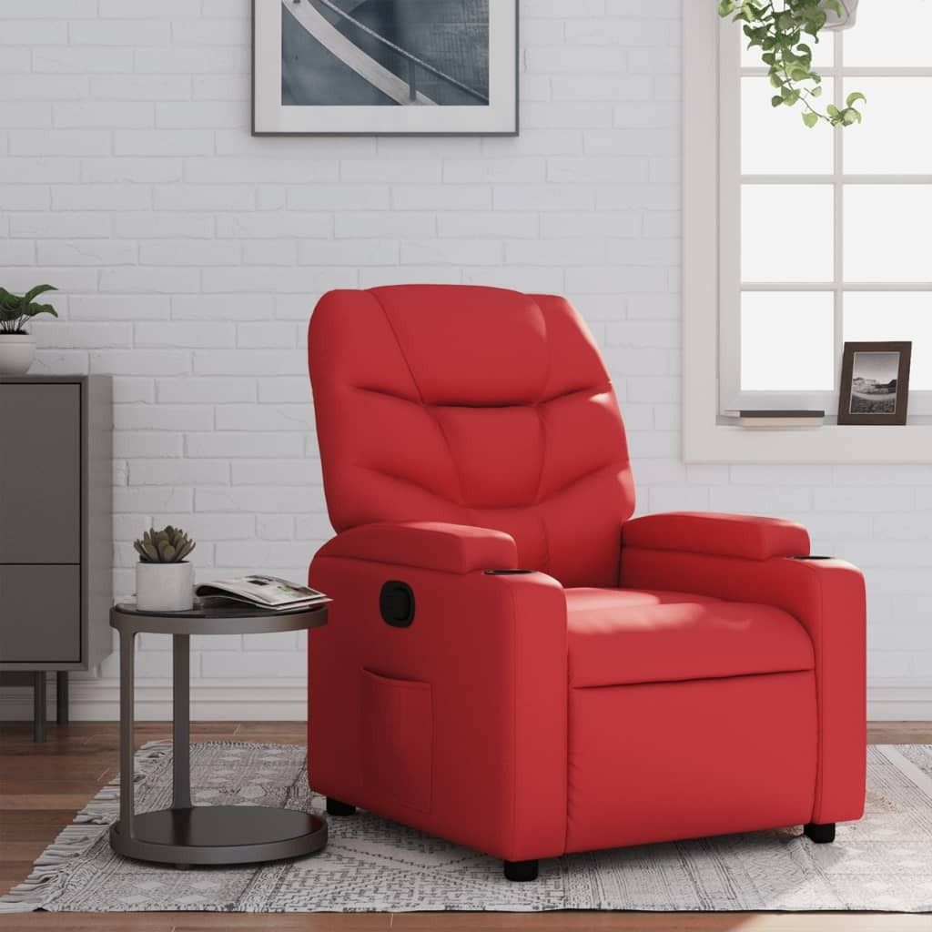 Maison Exclusive - Relaxsessel Rot Kunstleder