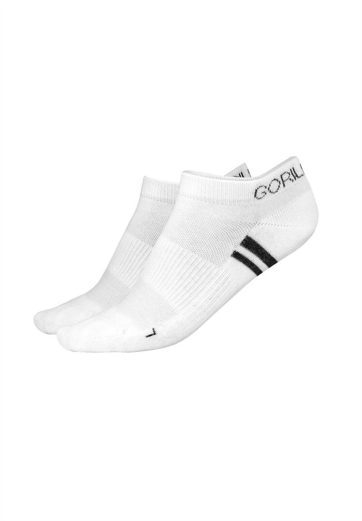 Gorilla Wear Quarter Socken 2er-Pack - Weiß - 39-42