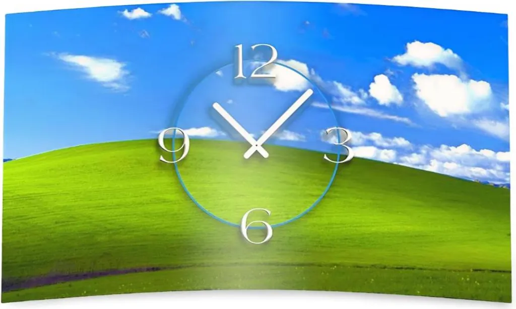 Horloge Murale Calme sans Tic-Tac Design Paysagiste Moderne 3D-0116