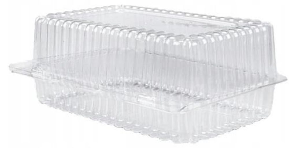 Einwegbehälter, rechteckig, für Kuchen, 900 ml, 10 Stück Produktbild 